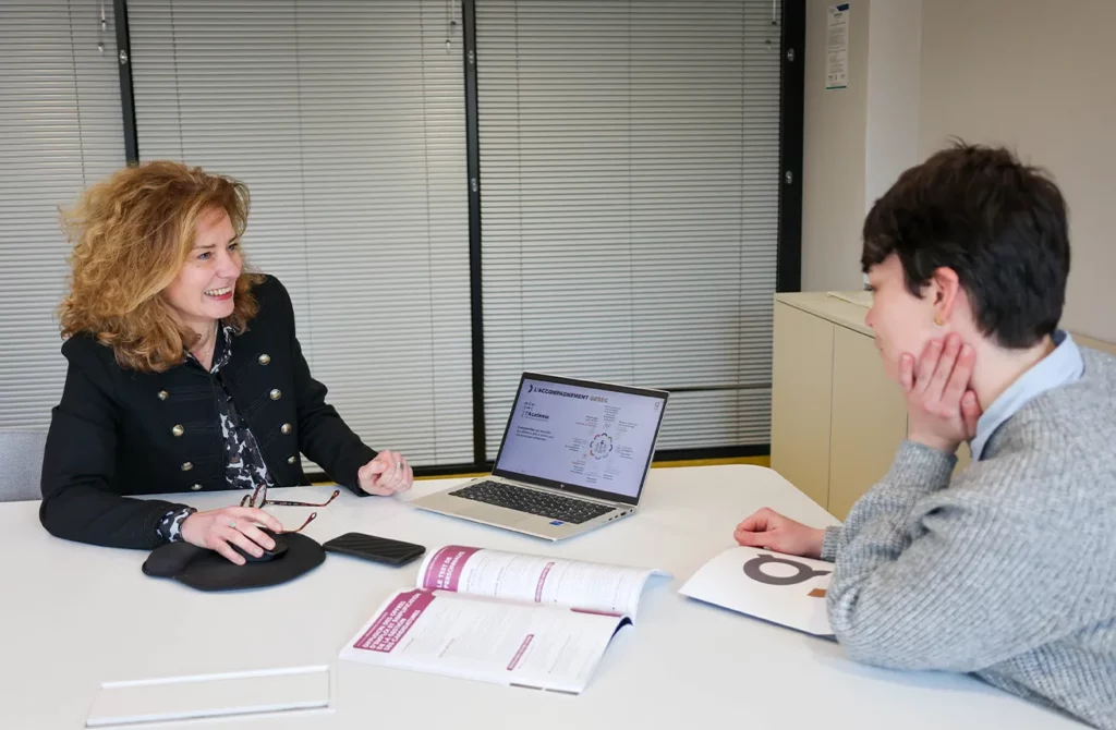 photo Ingrid De Coene travail animatrice reseau Gesec Maelle Guiavarch