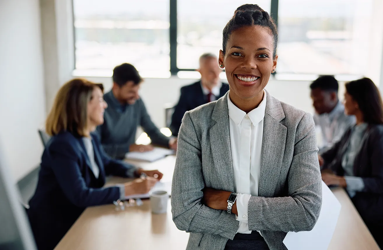 femme manager reunion recadrage entreprise